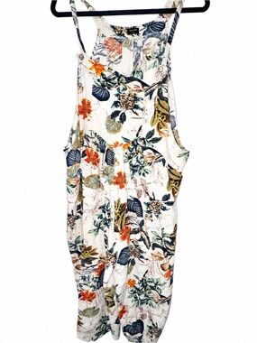 VONDA Floral Cotton Jumpsuit/Romper – Size 2XL